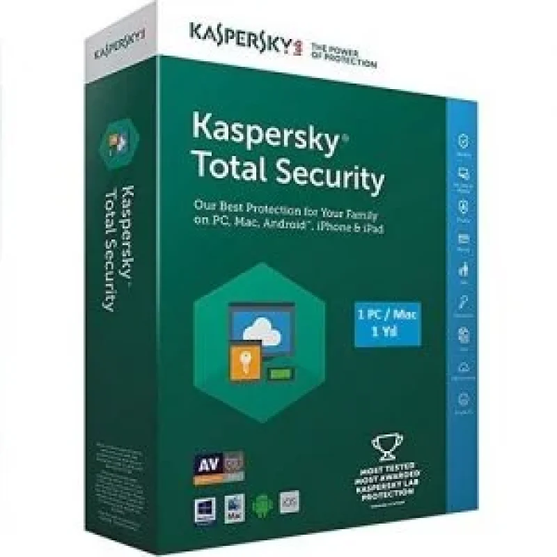 Kaspersky Total Security 1 Yıl / 1 Cihaz